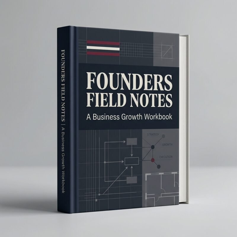 Founders Note Design Founders Field Notes: Business Growth Workbook - CanKash Traders