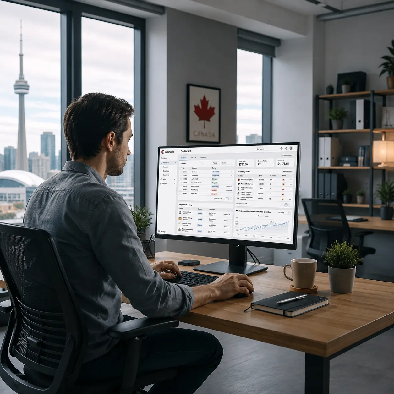 Marketplace analytics and ecommerce operations dashboard