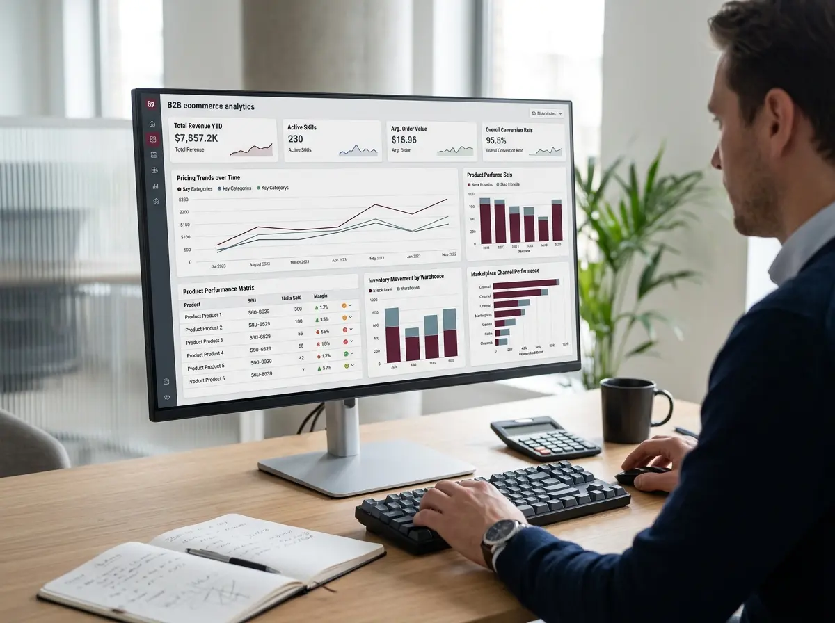 Marketplace analytics and pricing performance tracking