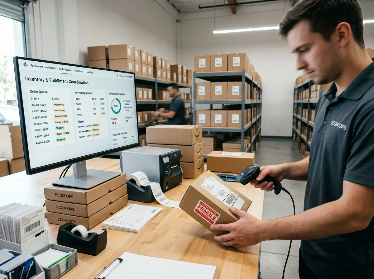 Inventory and fulfillment coordination systems